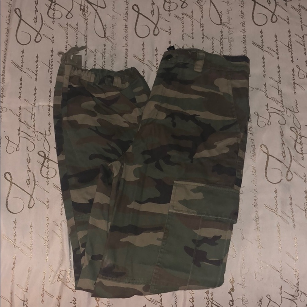 Forever 21 Camo Jean Joggers